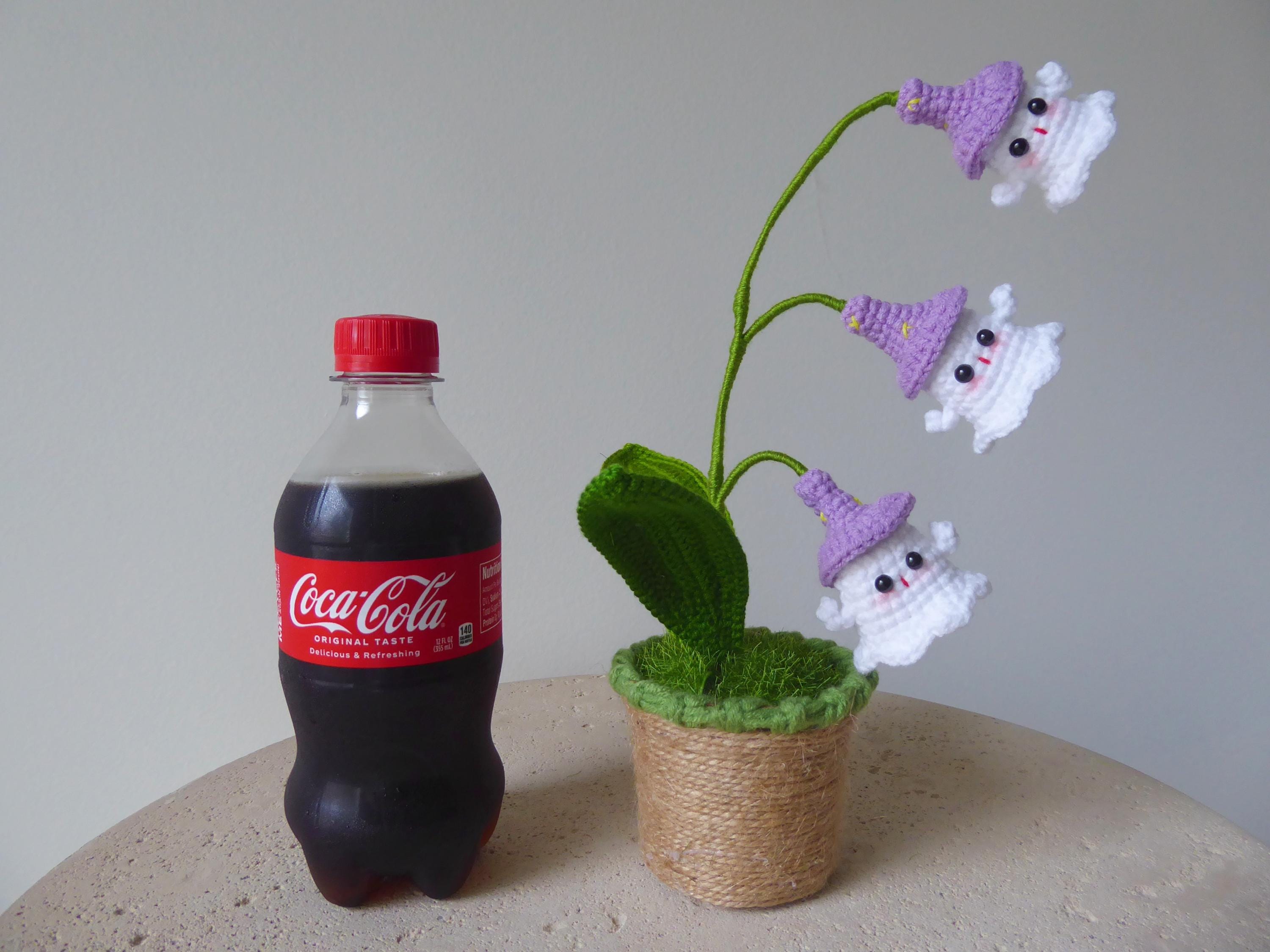 CrochetRecipe Crochet Handmade Halloween Ghost Light Lamp Desk Decoration