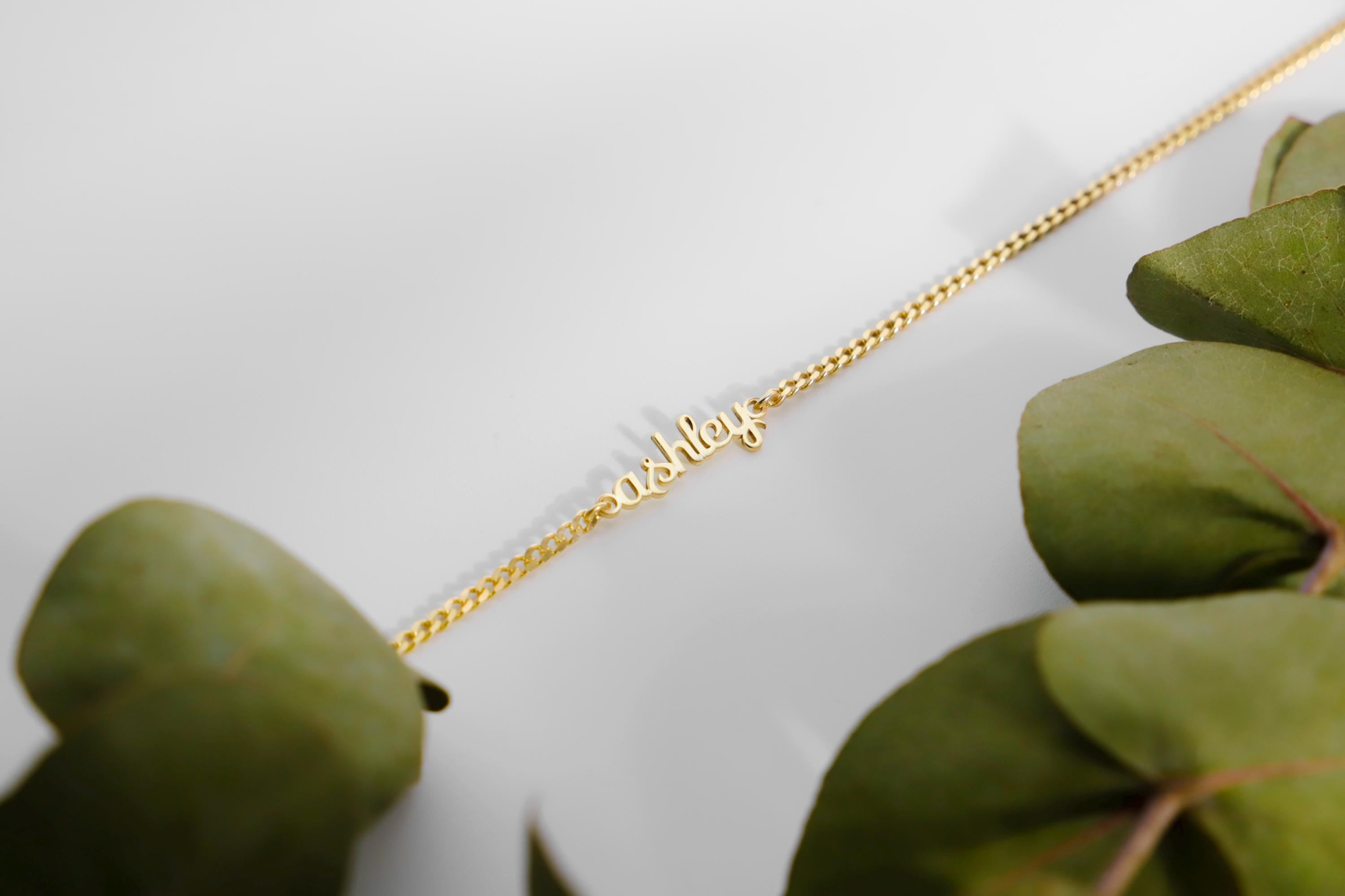 Custom Name Necklace: Dainty Sterling Silver, Personalized Jewelry