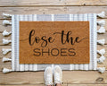 HamlinRowShop Lose the Shoes Coir Doormat Funny Welcome Mat