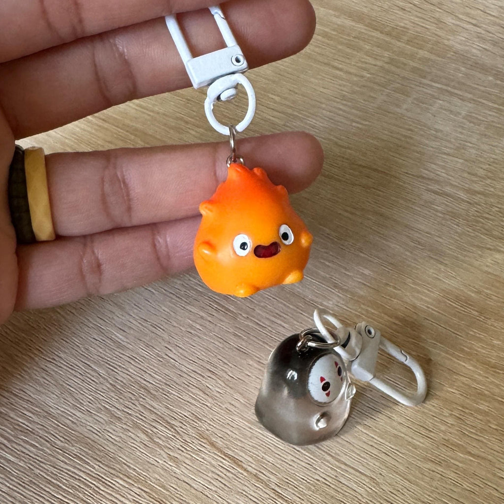VanillaStarCafe Calcifer Fanart Desk Figurine Studio Ghibli 1in Plastic