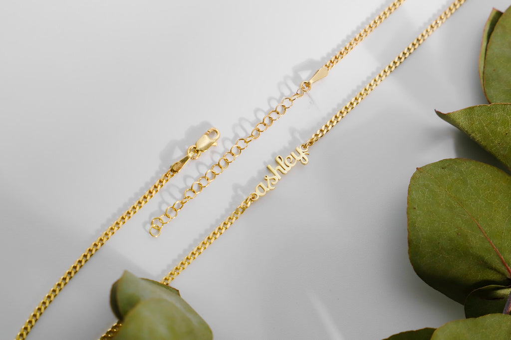 Custom Name Necklace: Dainty Sterling Silver, Personalized Jewelry