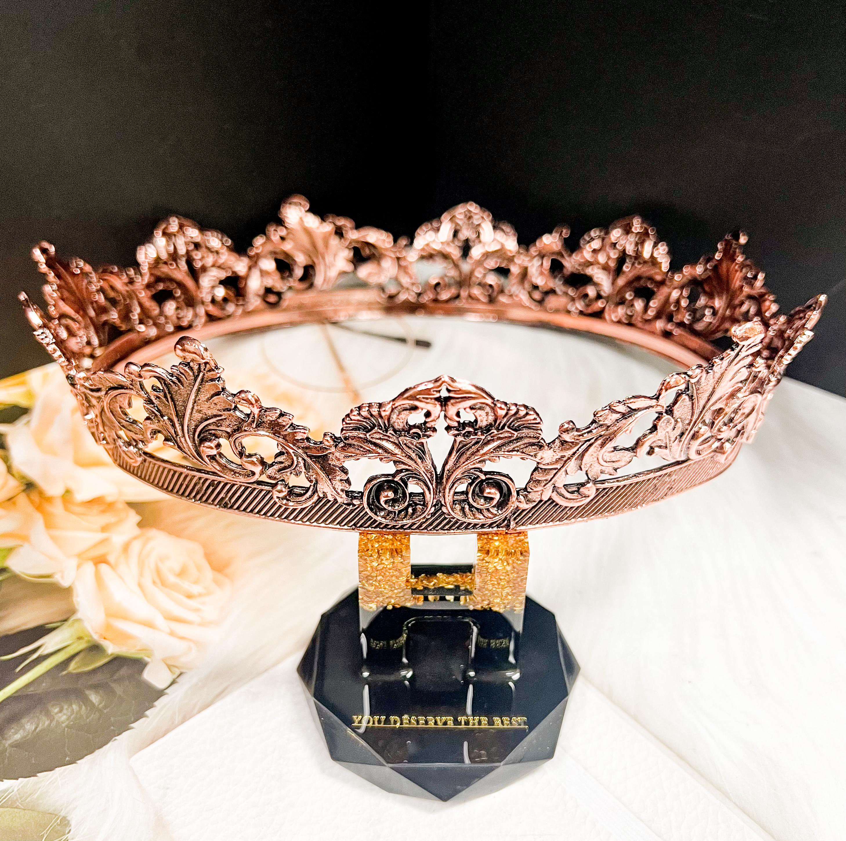 Copper Royal Prince Crown Vintage Renaissance Headpiece