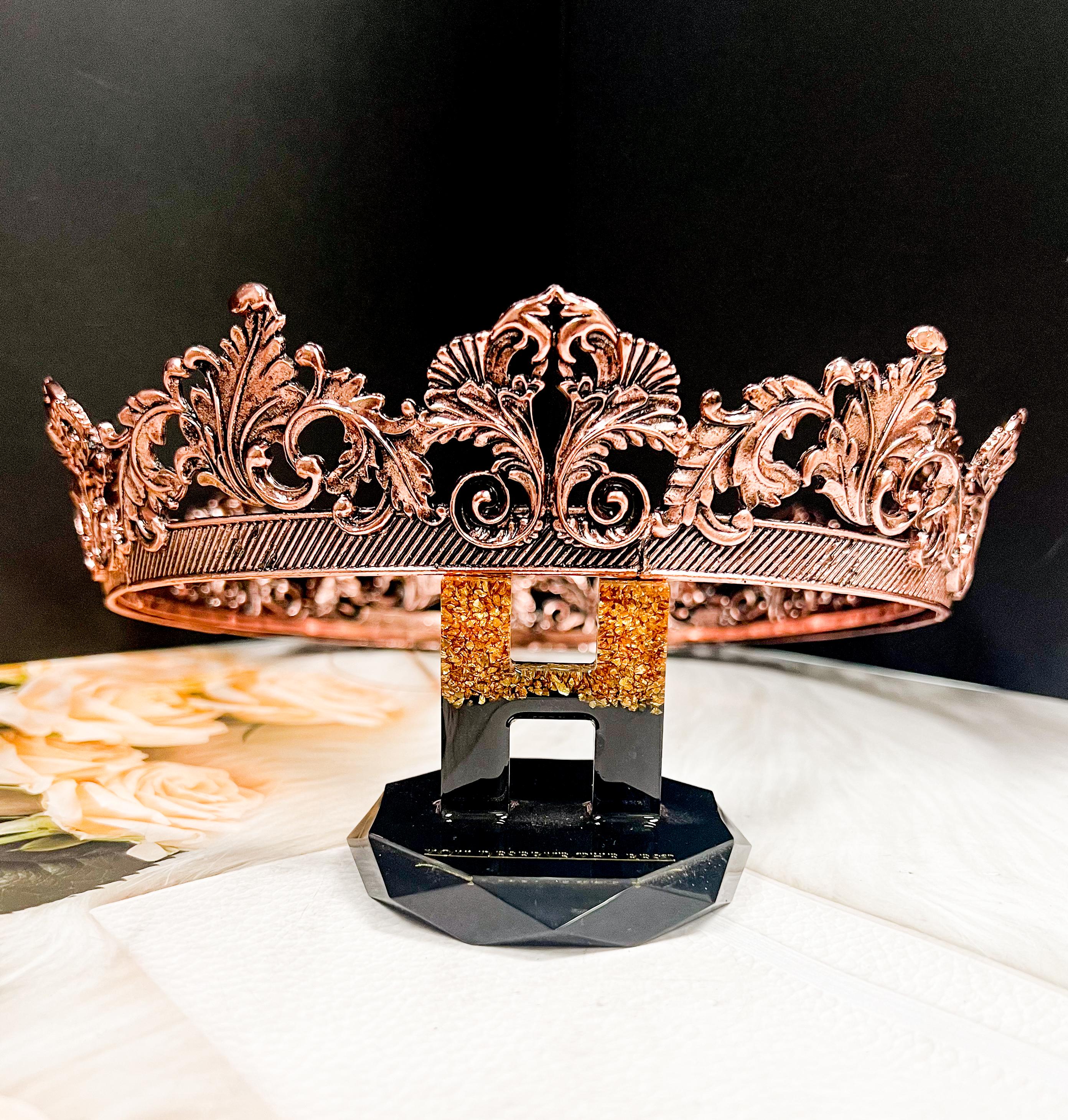 Copper Royal Prince Crown Vintage Renaissance Headpiece