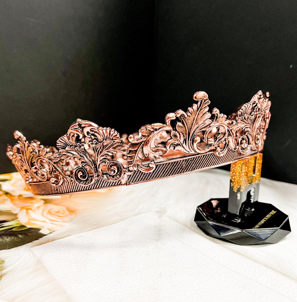 Copper Royal Prince Crown Vintage Renaissance Headpiece
