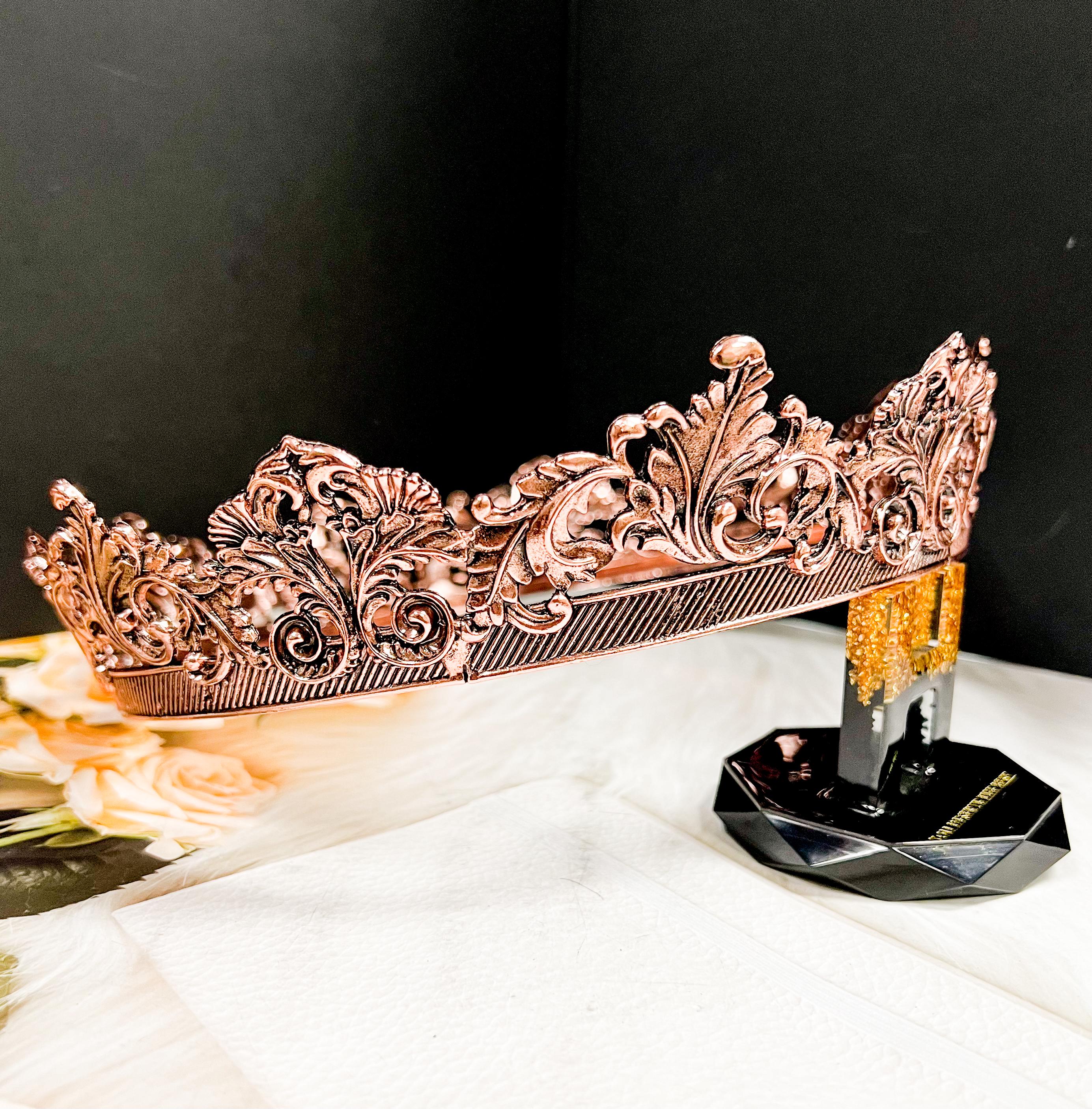 Copper Royal Prince Crown Vintage Renaissance Headpiece
