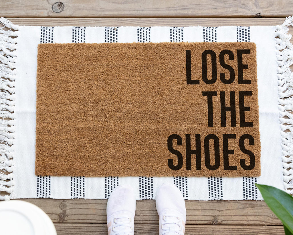 Lose The Shoes Funny Coir Doormat Front Entry Mat