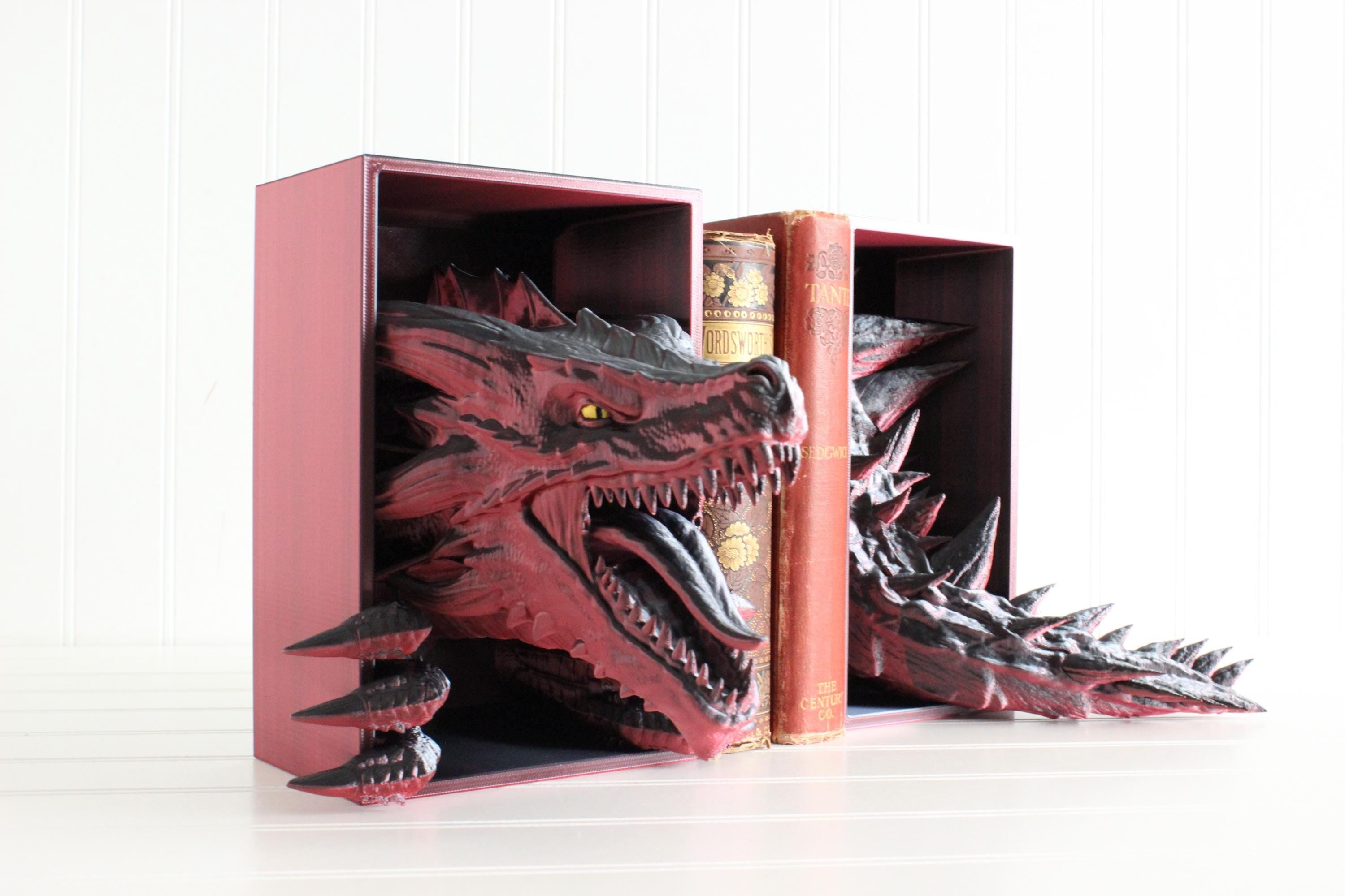 Dragon Book Nook, Fourth Wing Bookshelf Decor, Bookish, Valentine’s Day Gift
