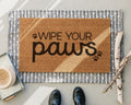 Wipe Your Paws Coir Doormat Funny Dog Welcome Mat