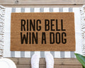 Funny Ring Bell Win A Dog Coir Doormat