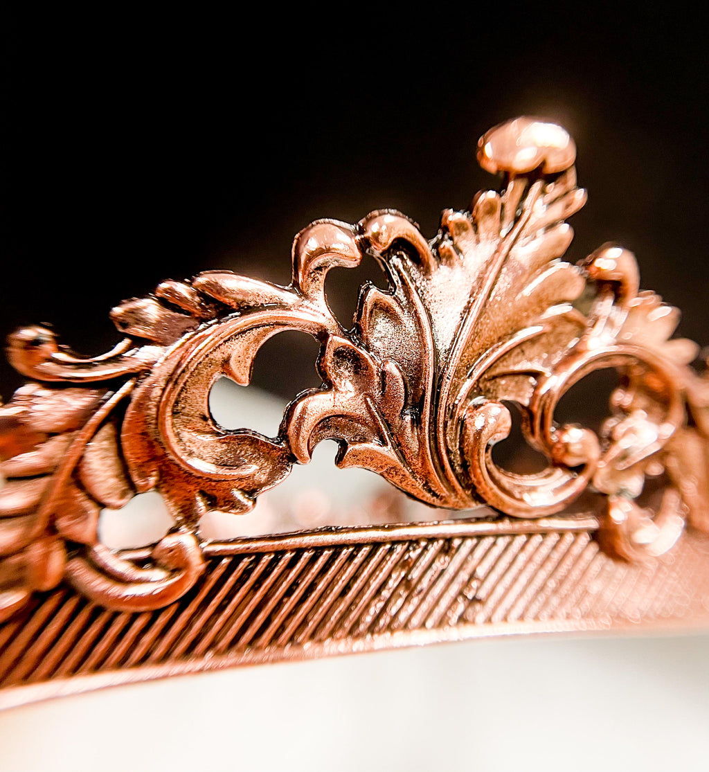 Copper Royal Prince Crown Vintage Renaissance Headpiece