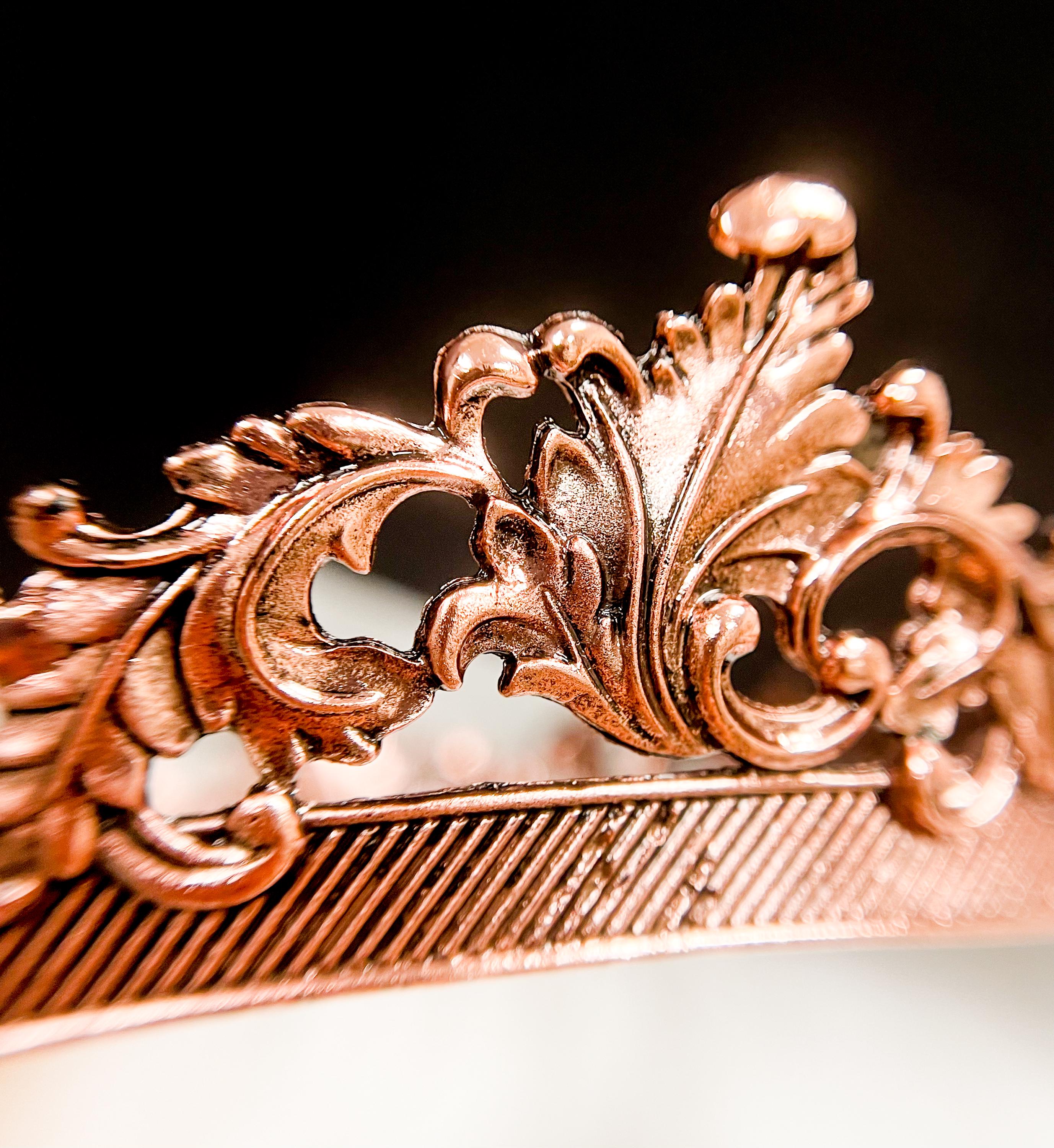 Copper Royal Prince Crown Vintage Renaissance Headpiece