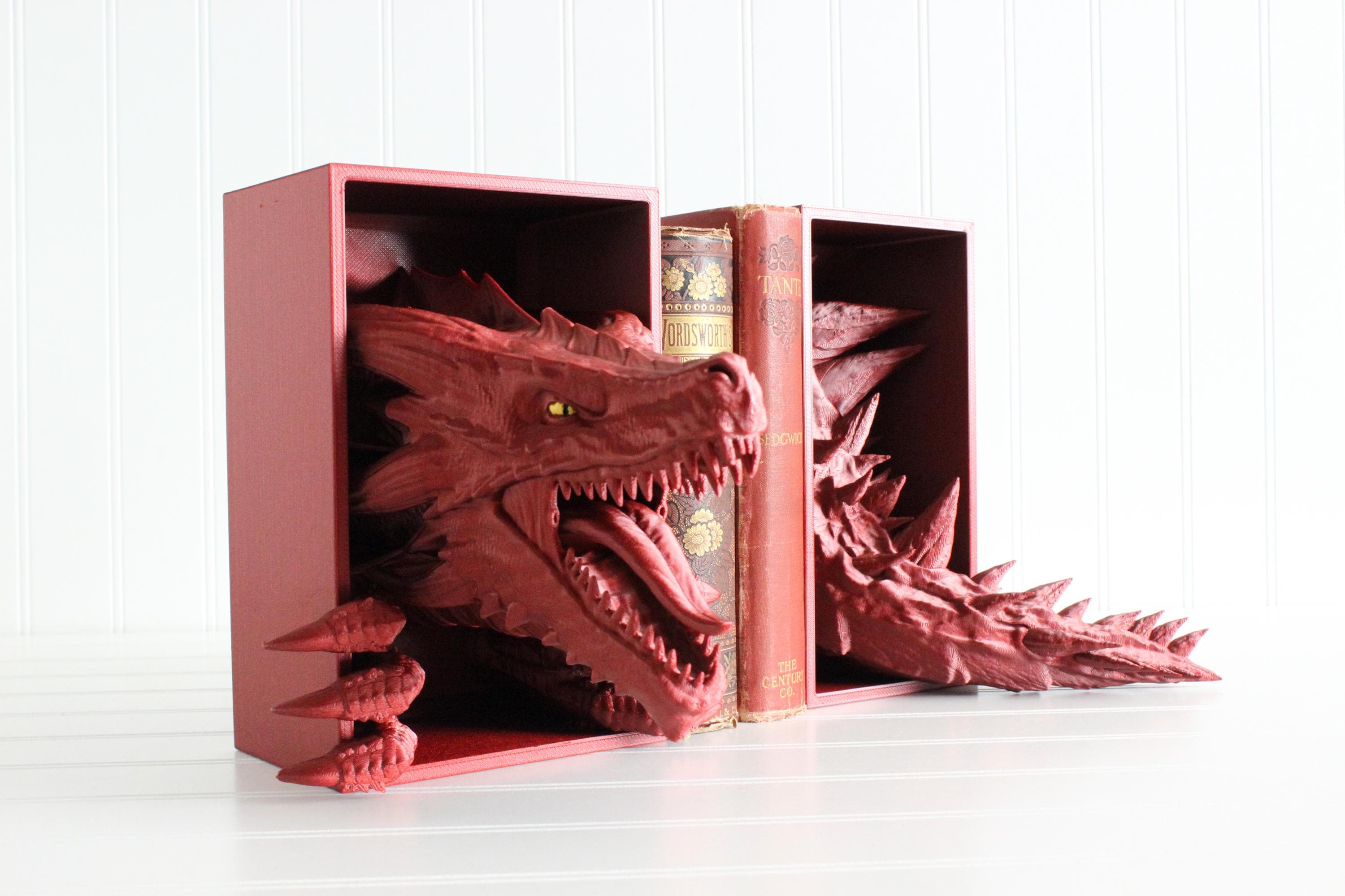 Dragon Book Nook, Fourth Wing Bookshelf Decor, Bookish, Valentine’s Day Gift