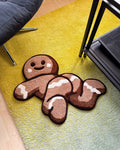 LargoModern Naughty Gingerbread Handmade Tufted Rug 24in