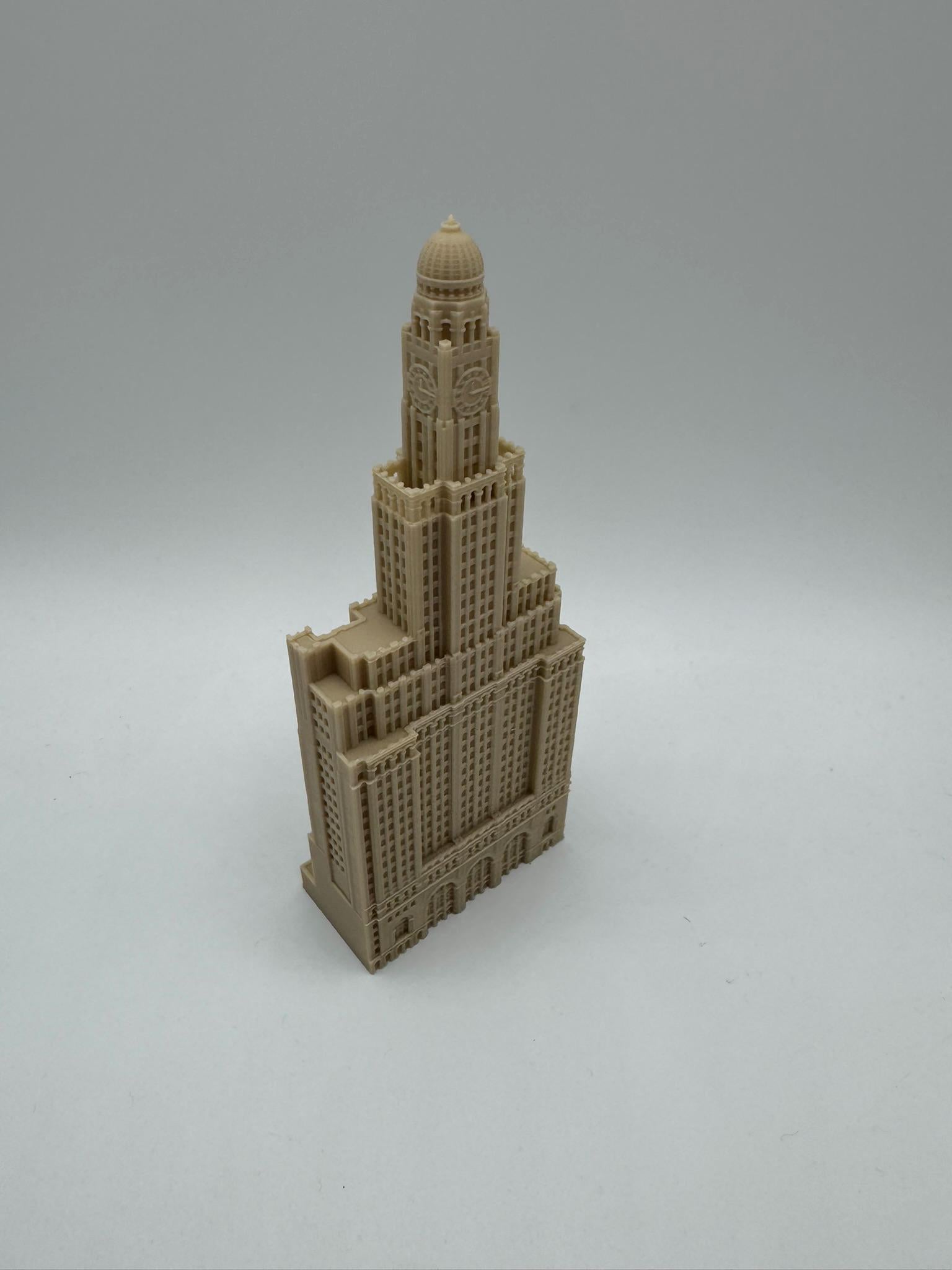StarsoftheCity One Hanson Place 3D Printed Statue Beige