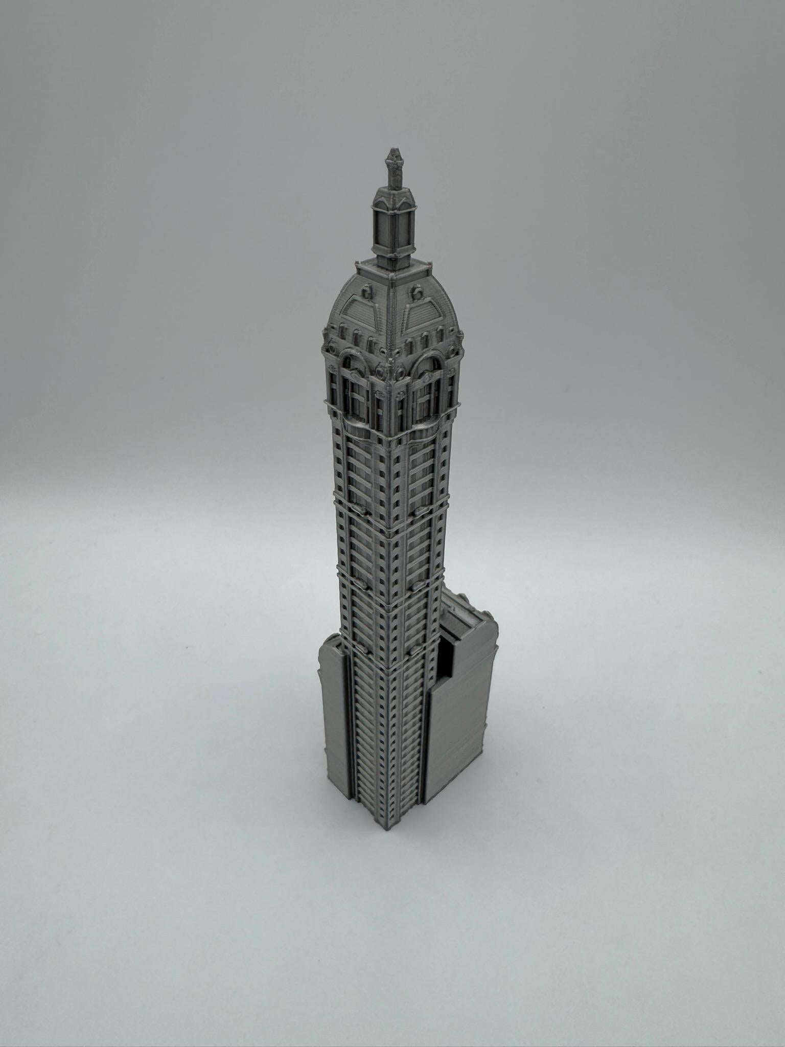 StarsoftheCity Singer Building New York 3D Printed Model Statue