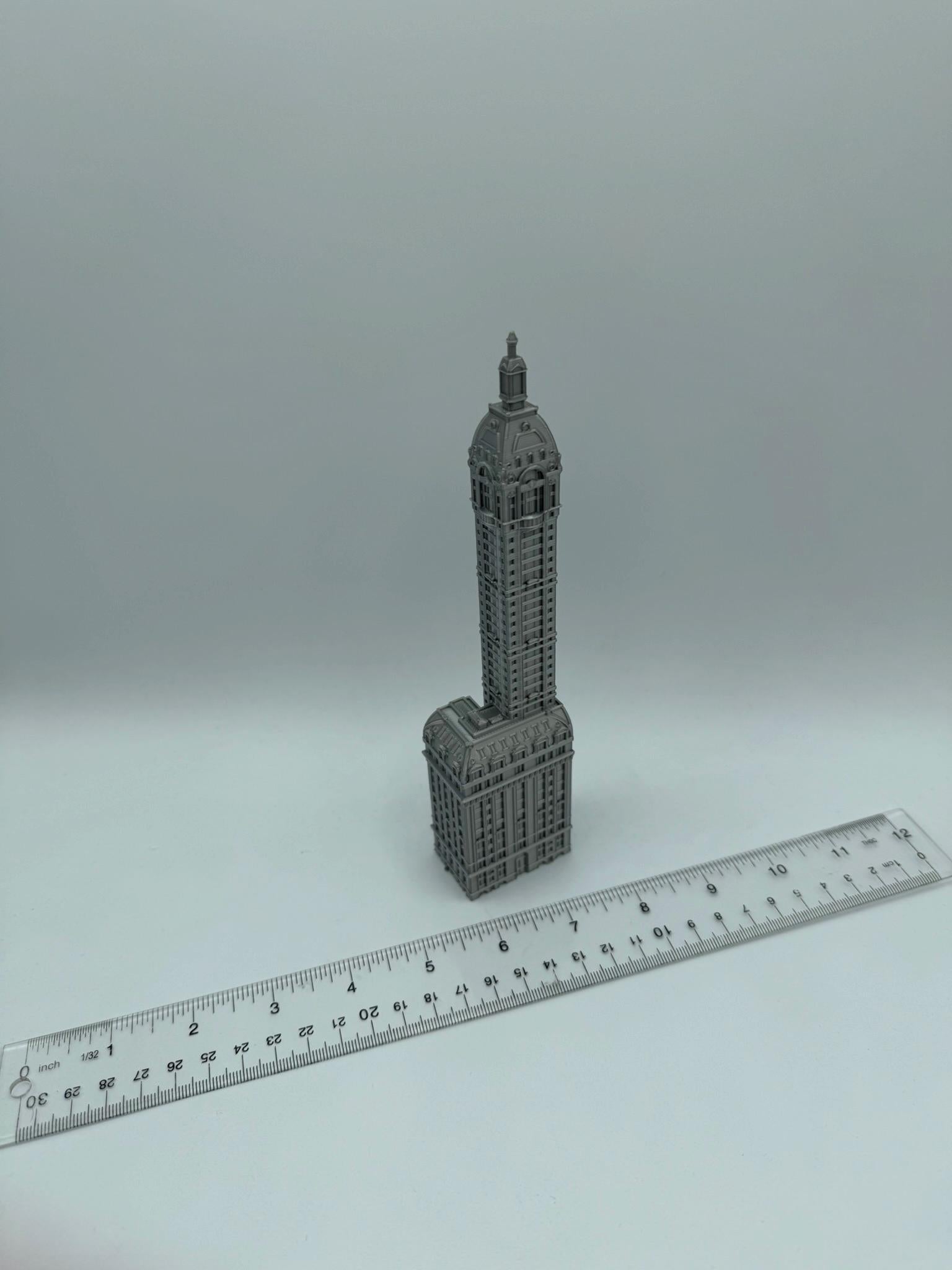 StarsoftheCity Singer Building New York 3D Printed Model Statue