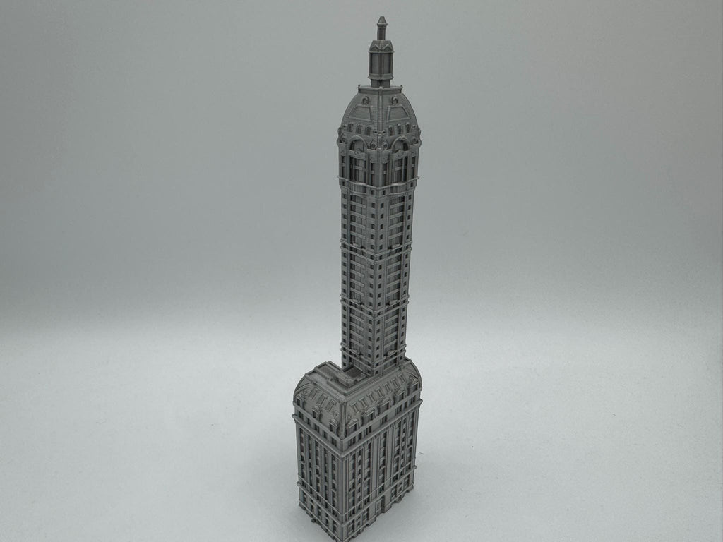 StarsoftheCity Singer Building New York 3D Printed Model Statue