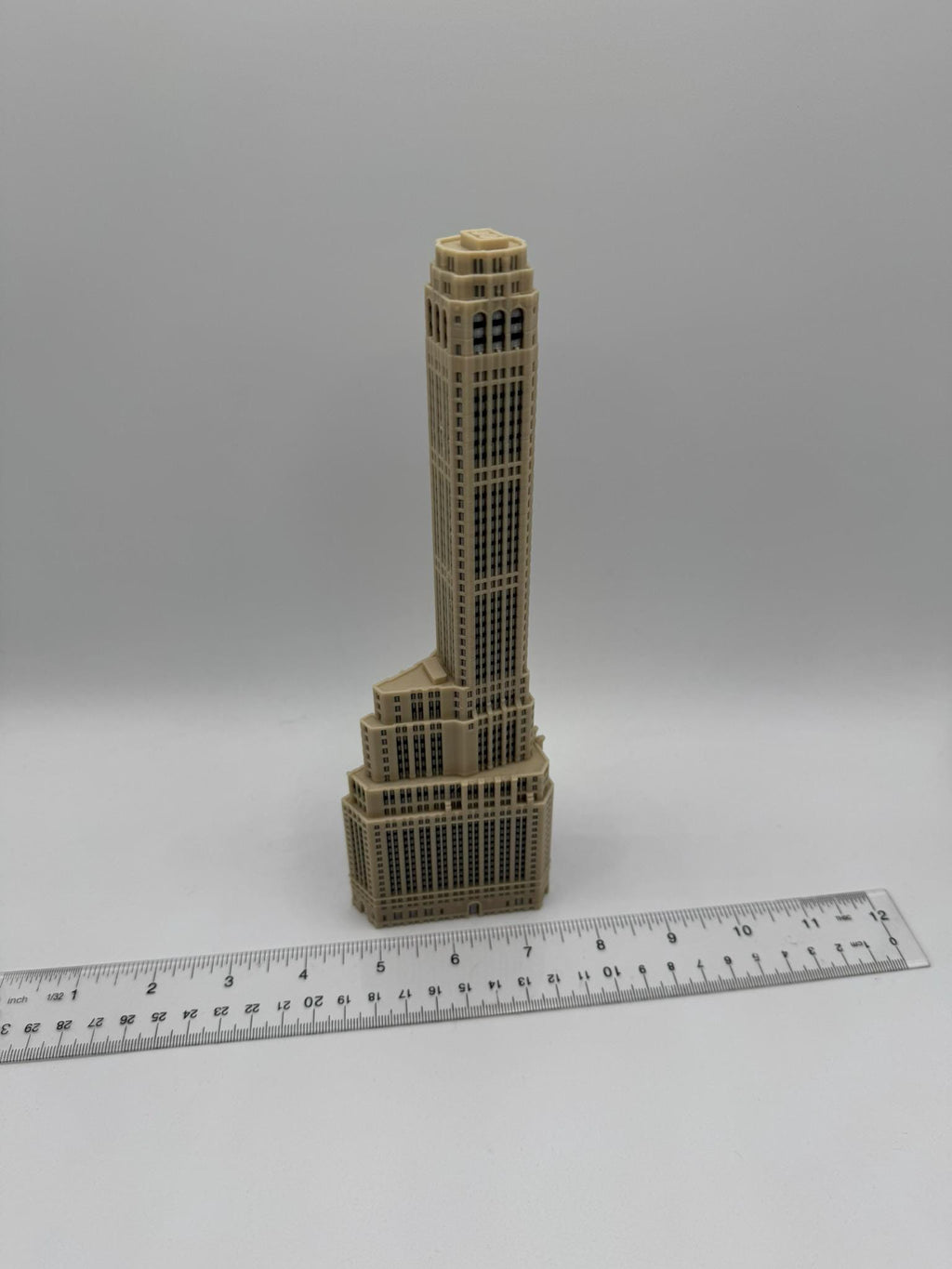 StarsoftheCity 20 Exchange Place 3D Printed Full Color Statue 1:1000 Scale