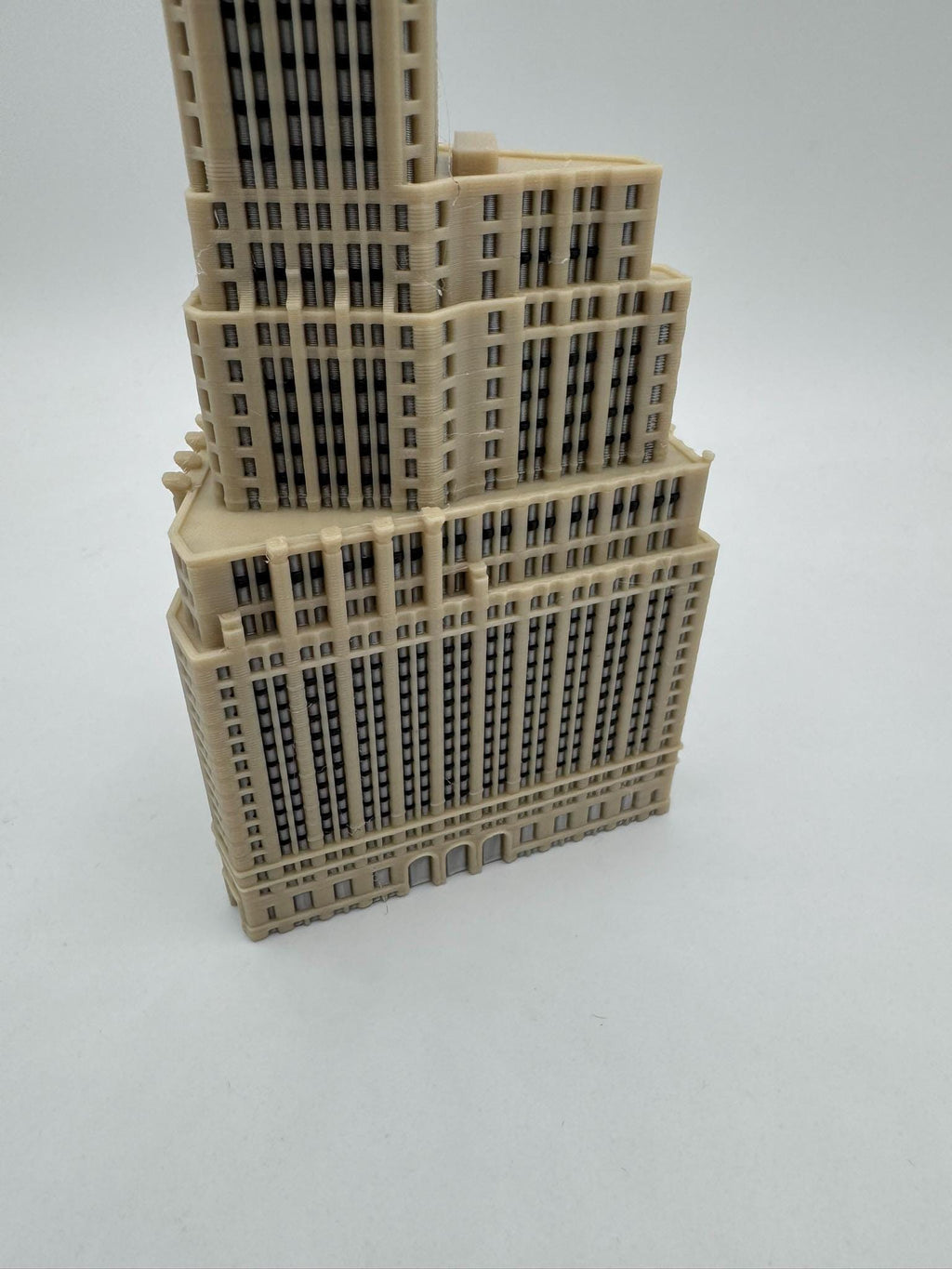 StarsoftheCity 20 Exchange Place 3D Printed Full Color Statue 1:1000 Scale