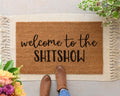 Funny 'Welcome To The Shitshow' Coir Doormat