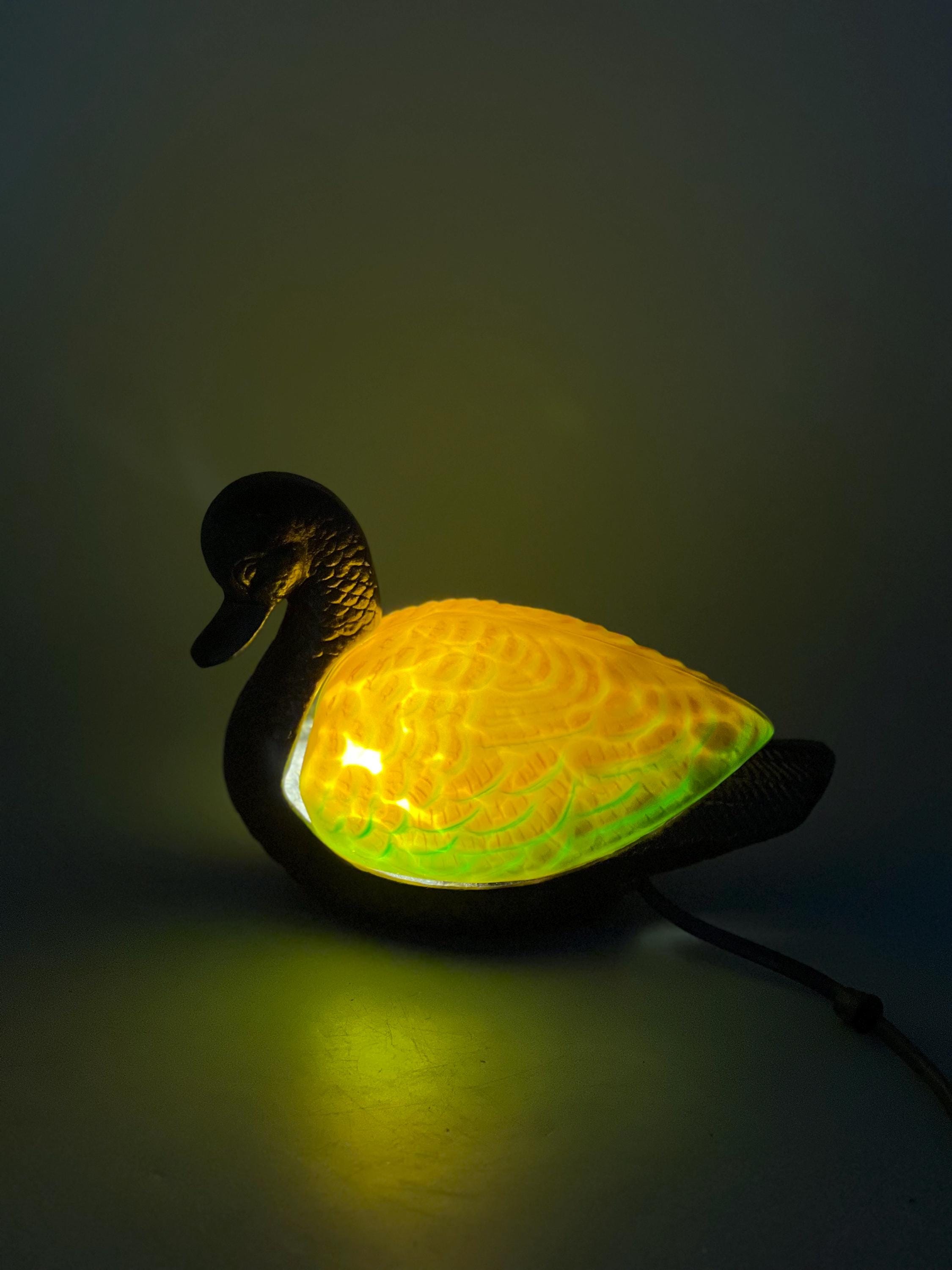 Duck Tiffany Table Lamp Stained Glass Animal