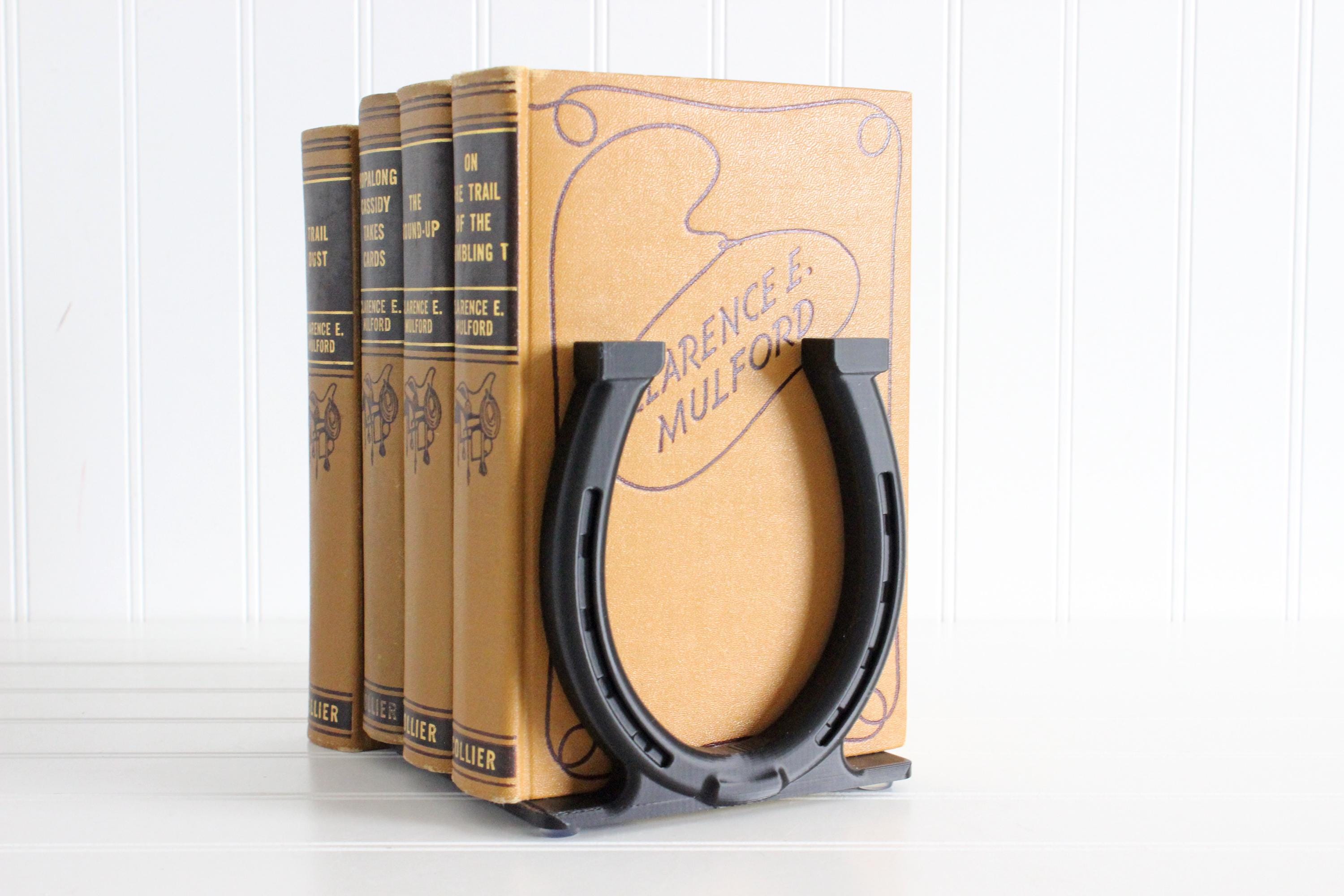 DelightfullyDutch 3D Printed Horseshoe Bookend Country Western Home Decor