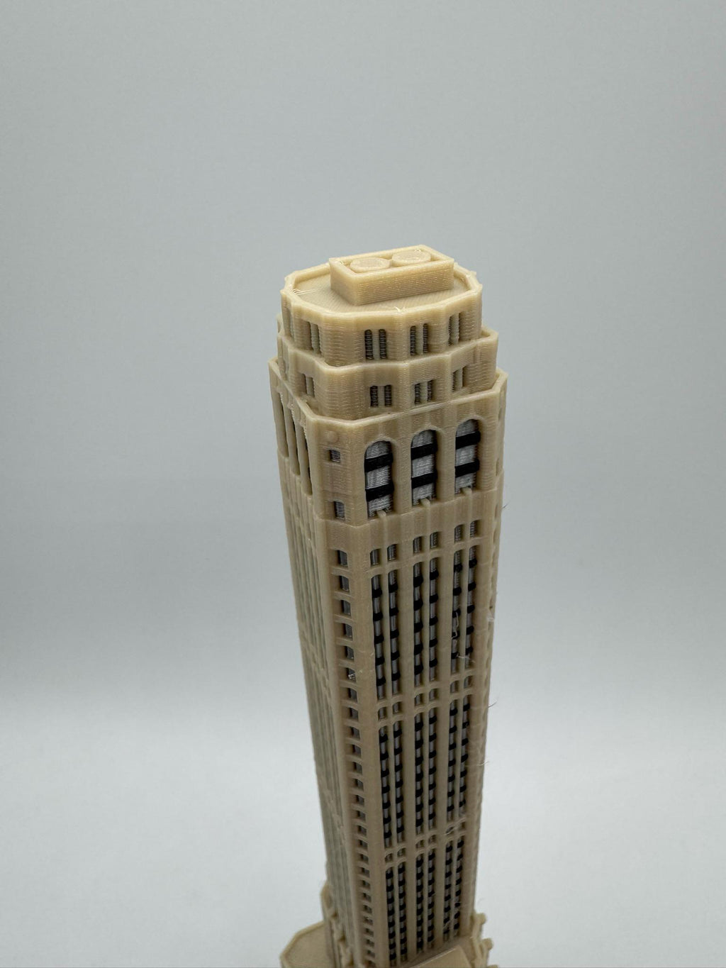 StarsoftheCity 20 Exchange Place 3D Printed Full Color Statue 1:1000 Scale