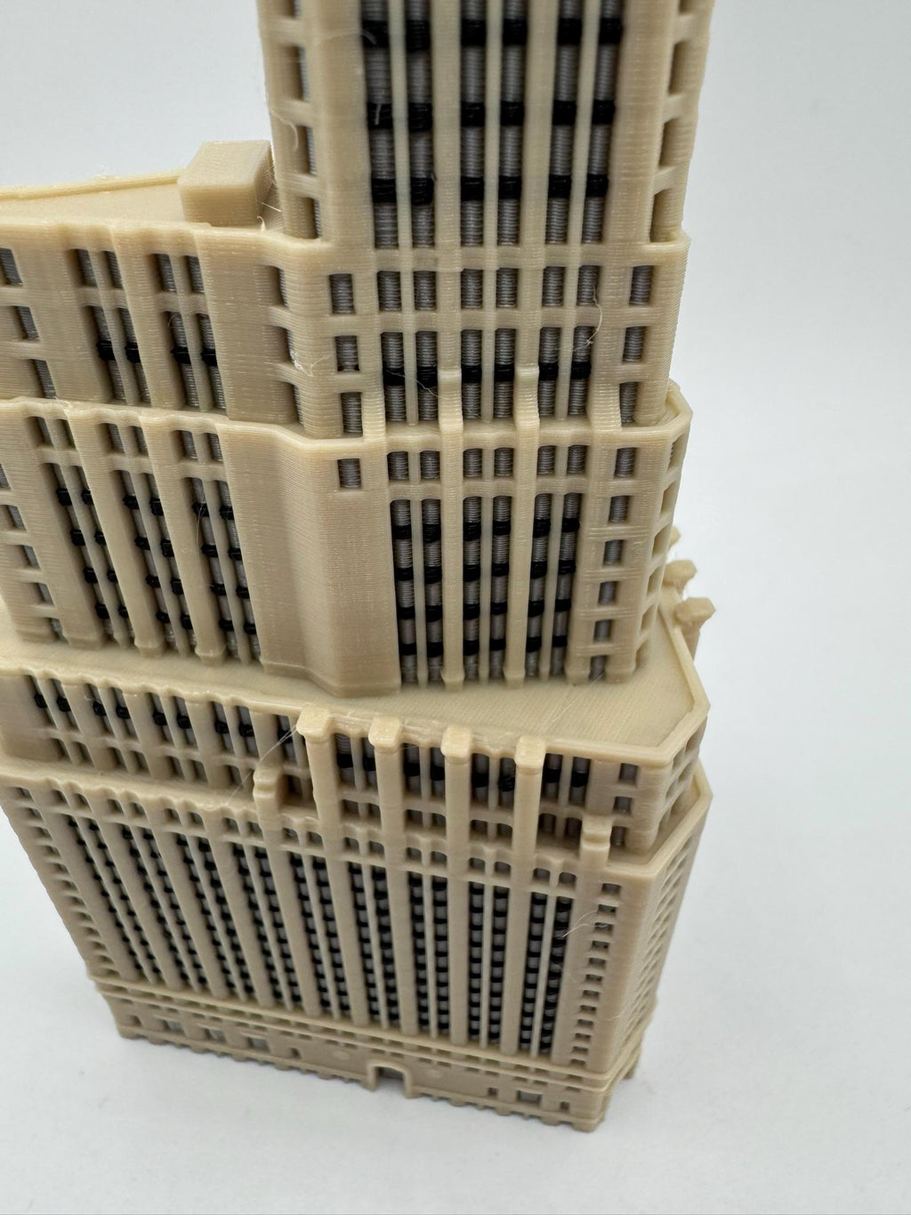 StarsoftheCity 20 Exchange Place 3D Printed Full Color Statue 1:1000 Scale