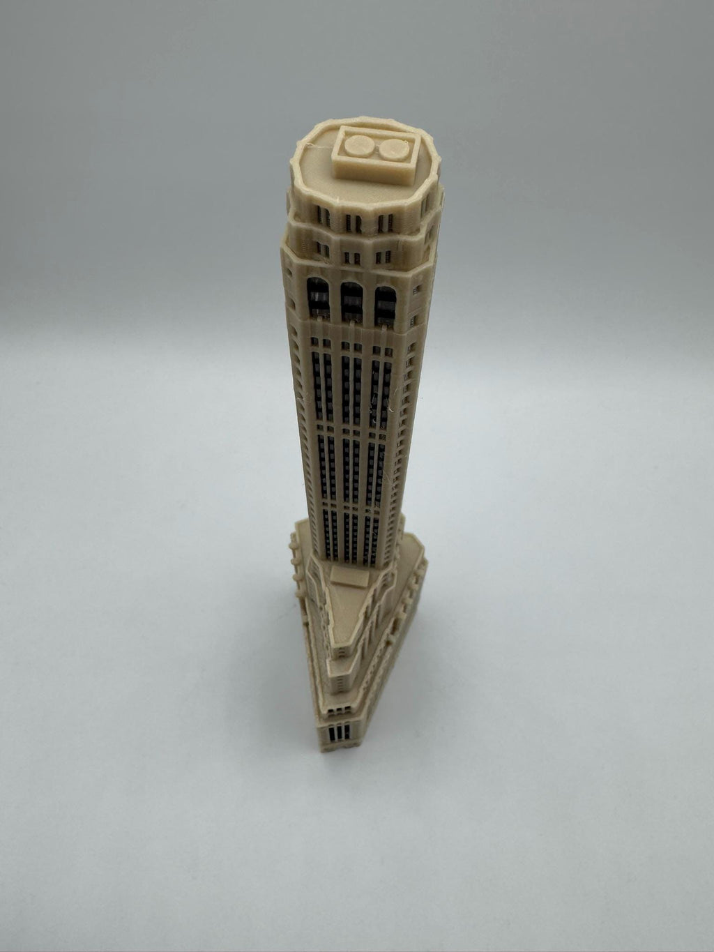 StarsoftheCity 20 Exchange Place 3D Printed Full Color Statue 1:1000 Scale