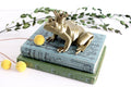DelightfullyDutch Frog Prince Figurine with Crown Fairytale Decor 2 Sizes