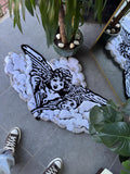 OrnnWorks Angel In The Clouds 3D Fluffy Handmade Tufted Rug