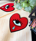 LargoModern Crying Heart Handmade Tufted Rug