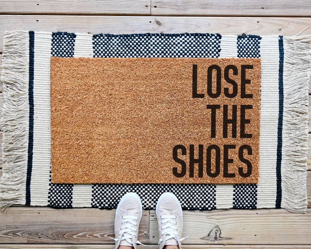 Lose The Shoes Funny Coir Doormat Front Entry Mat