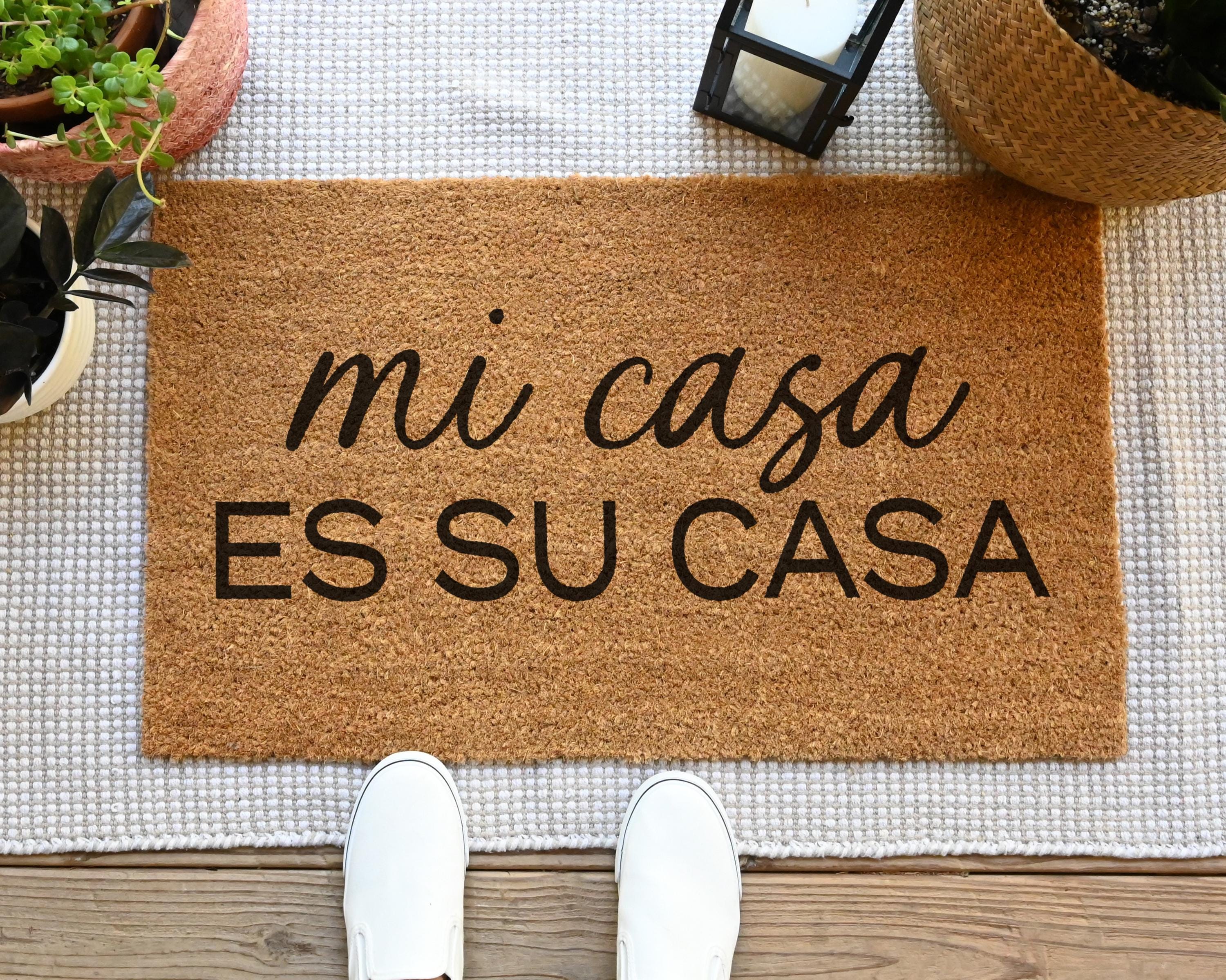 HamlinRowShop Mi Casa Es Su Casa Natural Coir Doormat