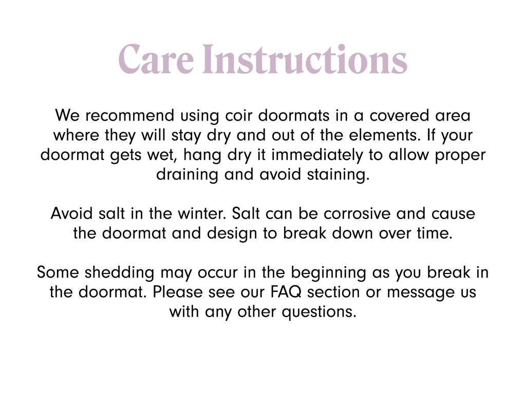 HamlinRowShop Welcome to the Shitshow Coir Doormat