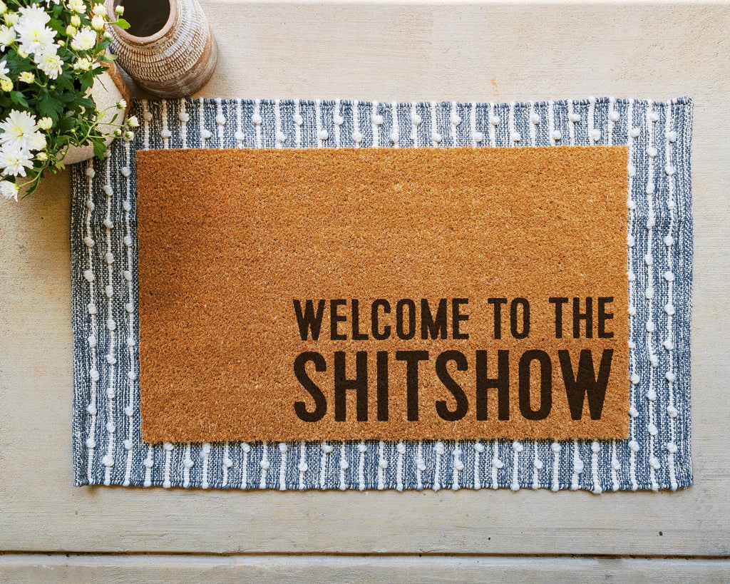 HamlinRowShop Welcome To The Shitshow Coir Doormat