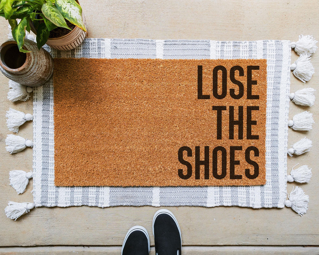 Lose The Shoes Funny Coir Doormat Front Entry Mat