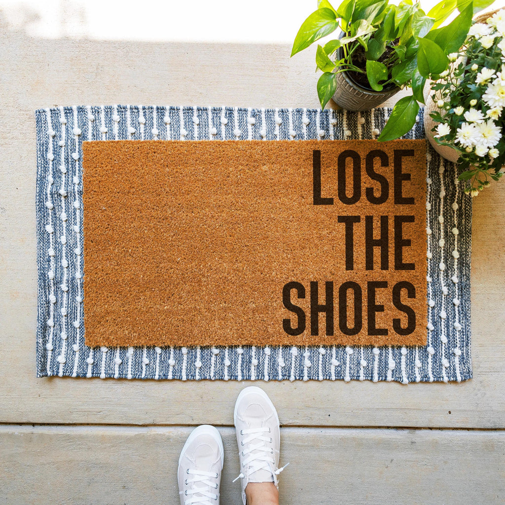 Lose The Shoes Funny Coir Doormat Front Entry Mat
