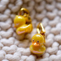 VanillaStarCafe Chibi Duck Charms 1in Iridescent Keychain