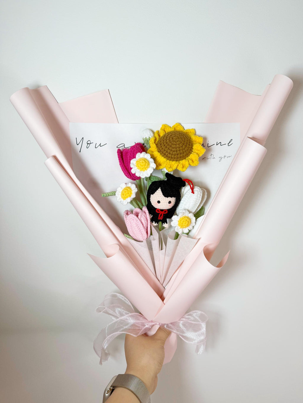 CrochetRecipe Graduation Crochet Flowers Bouquet