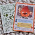 VanillaStarCafe Calcifer Fanart Trading Card 2.5x3.5in Gloss