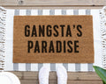 Gangsta's Paradise Coir Doormat Slip-Resistant Rubber Backing