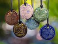 NoctemPottery Storybook Sword DND Ceramic Wax Seal Pendant Necklace Adjustable