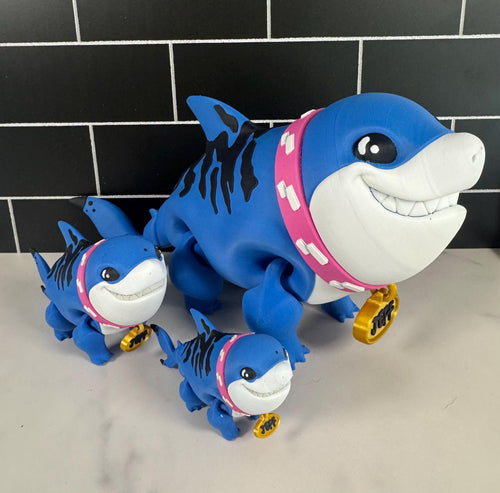 Articulated Jeff the Land Shark Fidget Toy, Gift for Gamers