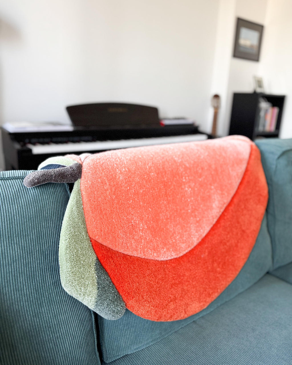 LargoModern Peachy Handmade Tufted Rug Custom Fluffy Soft Peach