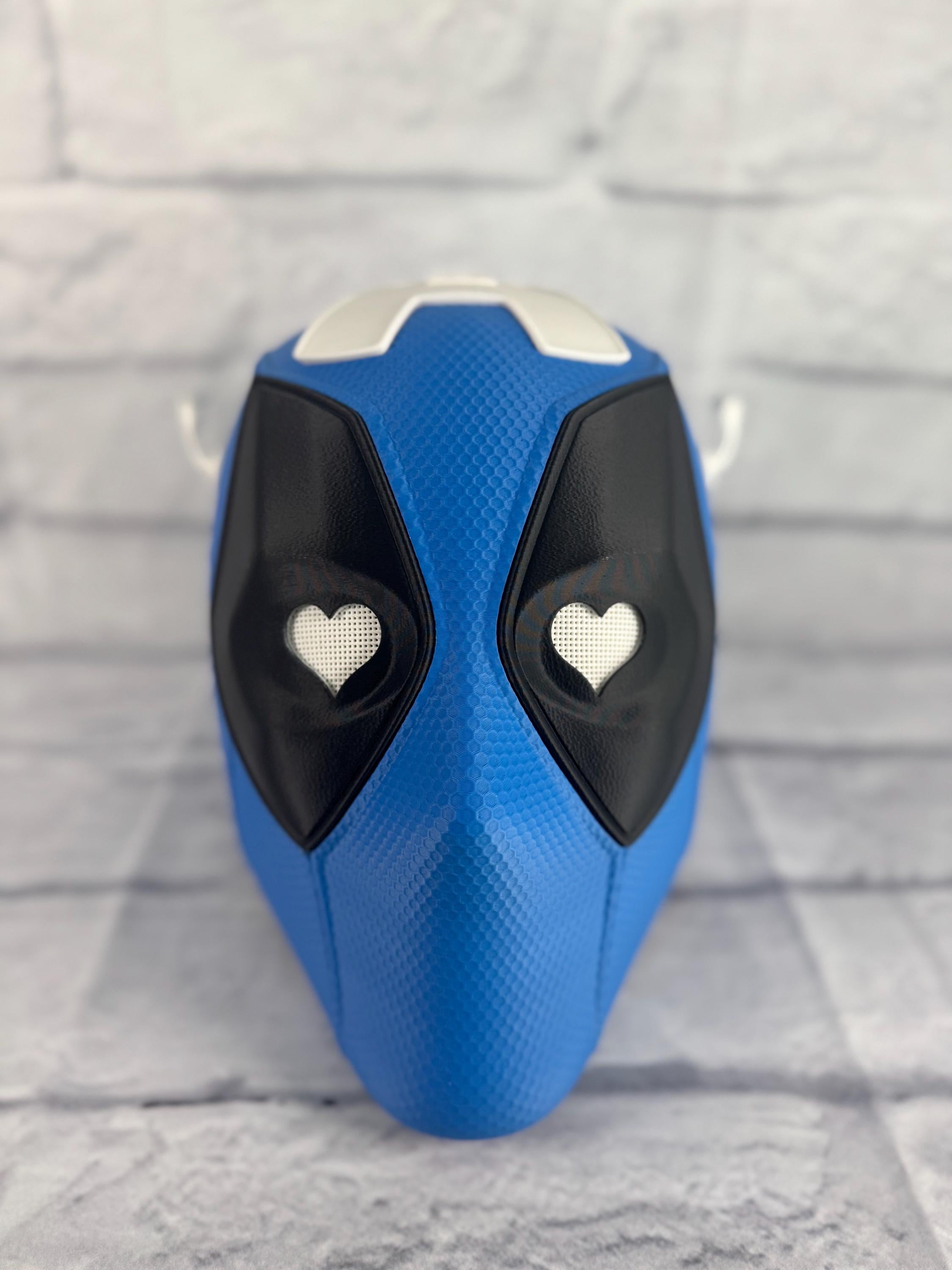ComboMaker Captain Deadpool Inspired Mask Cosplaying Helmet 3D Printed