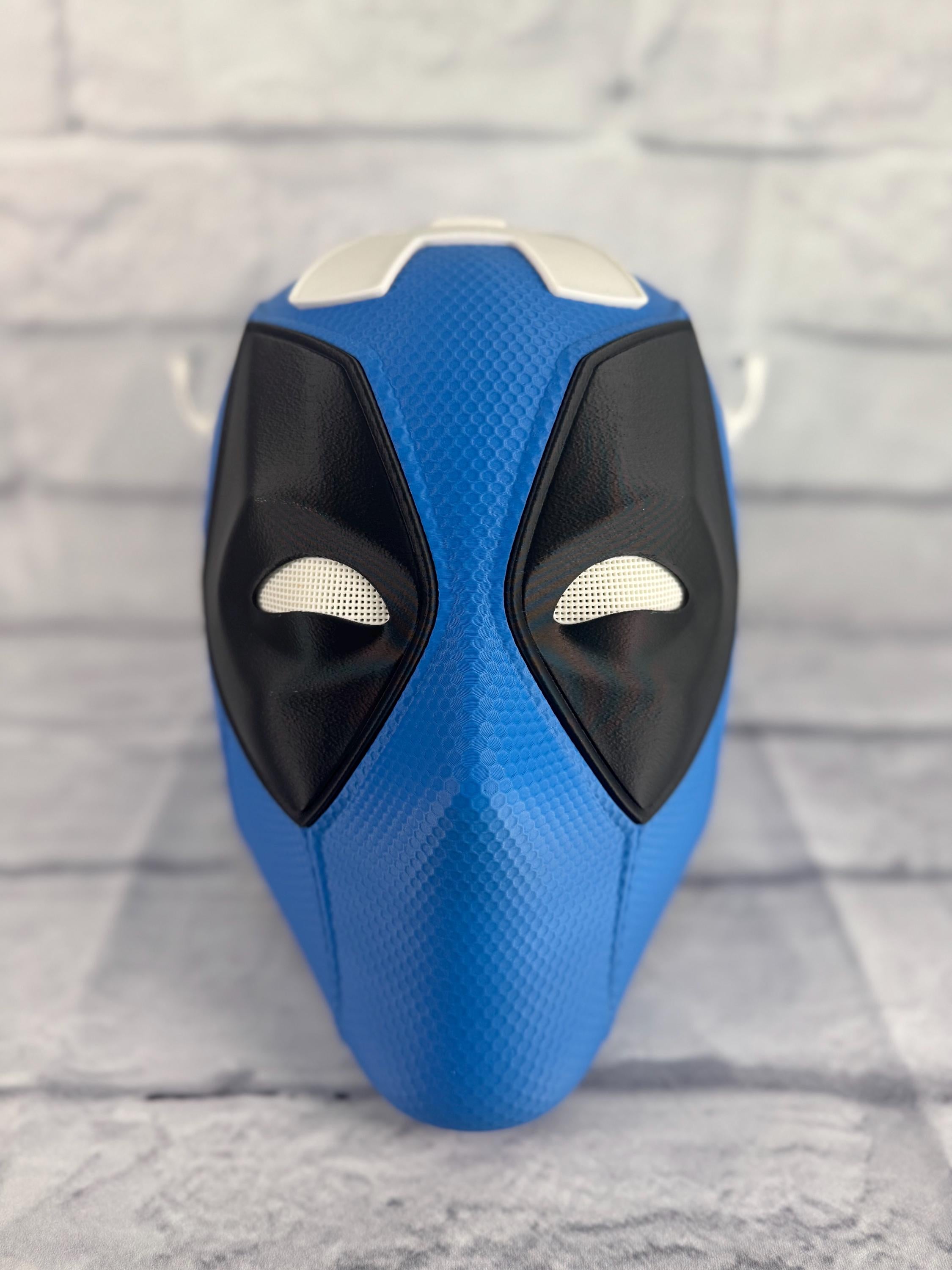 ComboMaker Captain Deadpool Inspired Mask Cosplaying Helmet 3D Printed