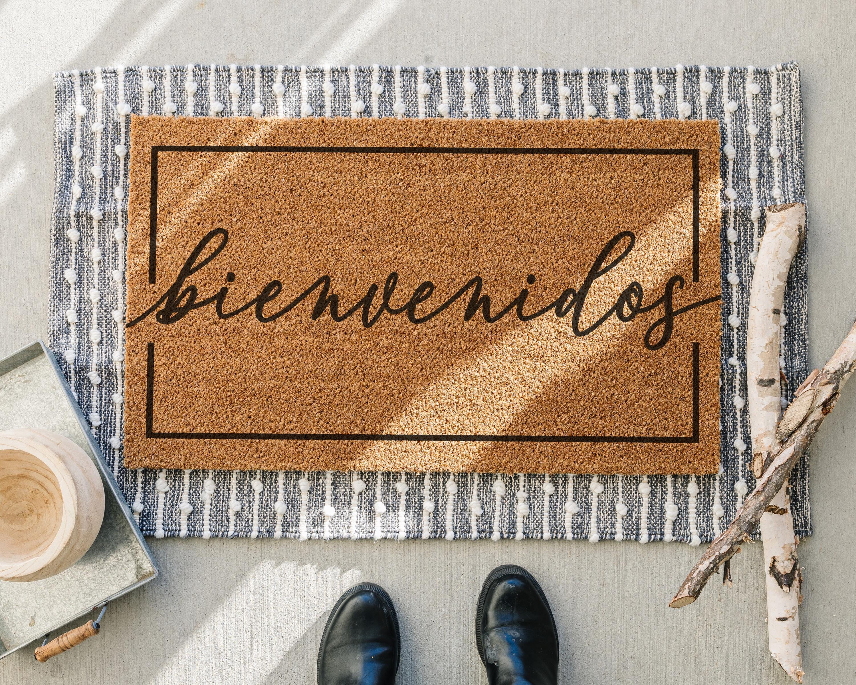 HamlinRowShop Bienvenidos Coir Doormat 16x24in