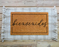 HamlinRowShop Bienvenidos Coir Doormat 16x24in