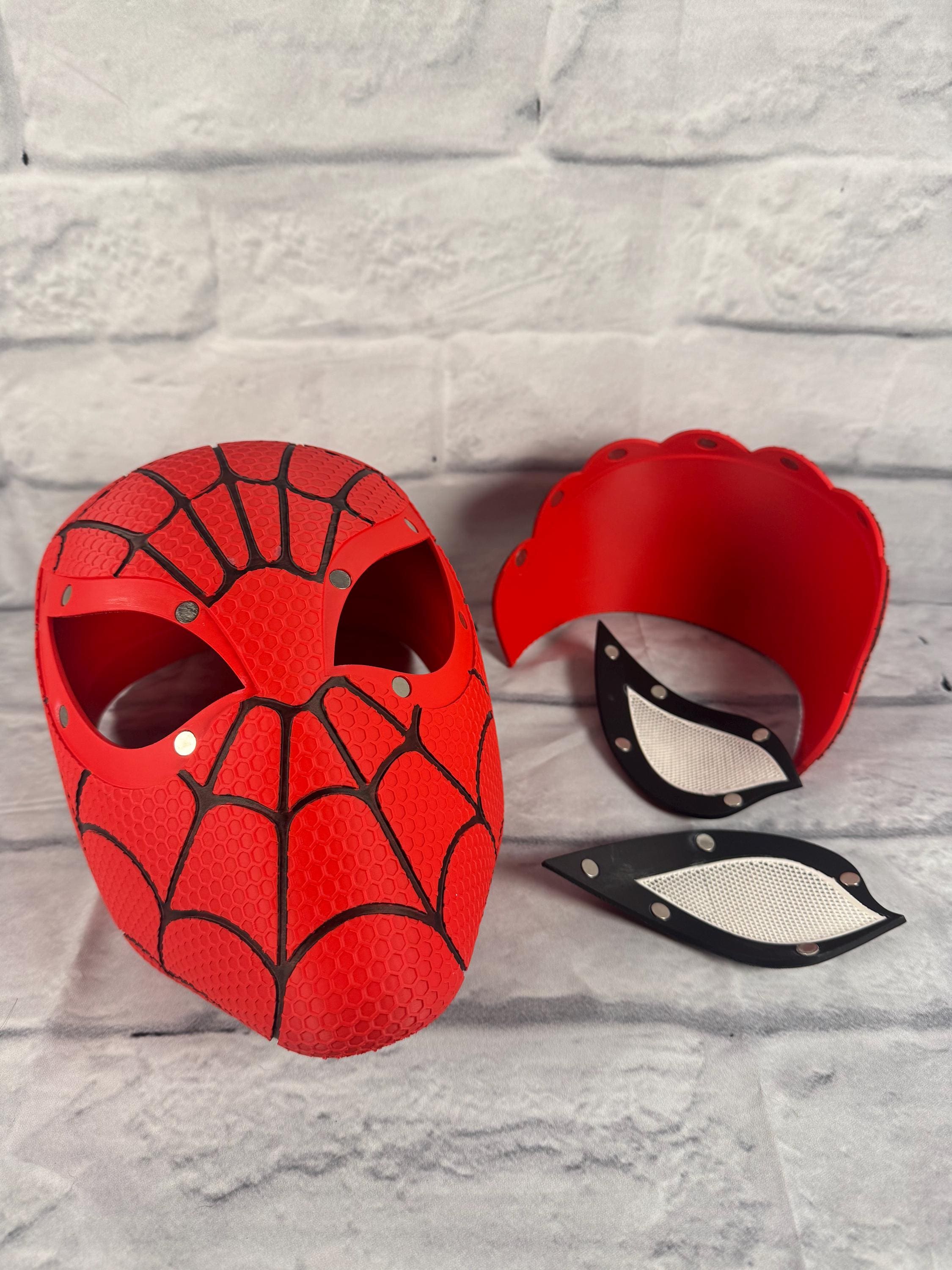 ComboMaker Marvel Rivals Inspired Spider-Man Mask Cosplay Helmet 3D Printed